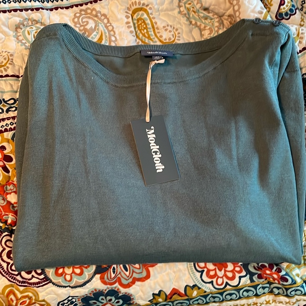 ModCloth green sweater